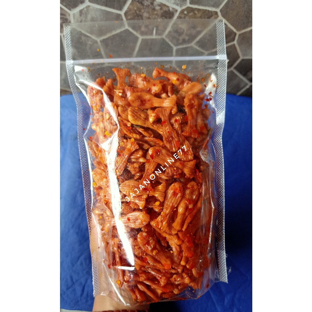 

kerupuk ikan/seblak kering pedas/jajanan hits/jajanan murah/kerupuk kering/jajanan pedas/makanan