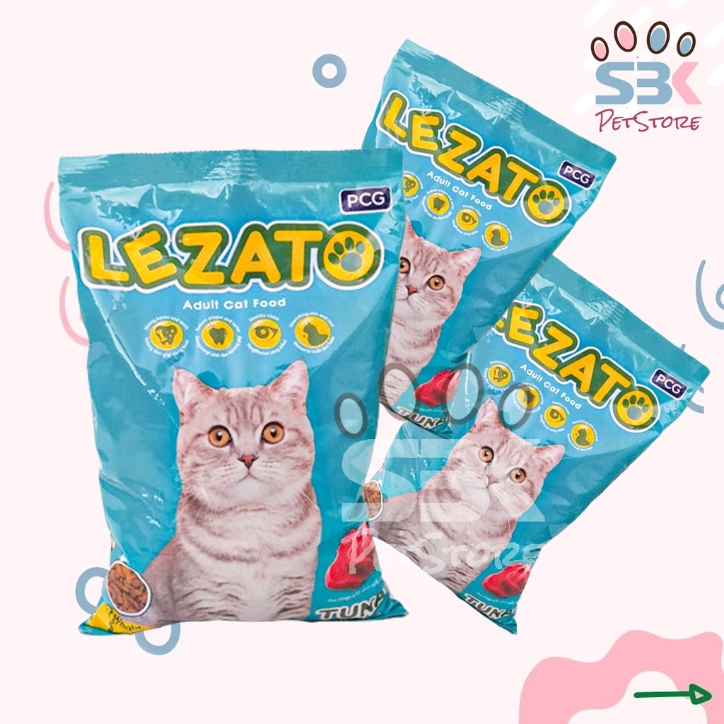 

Lezato 1kg Makanan Kucing Cat Food Dry