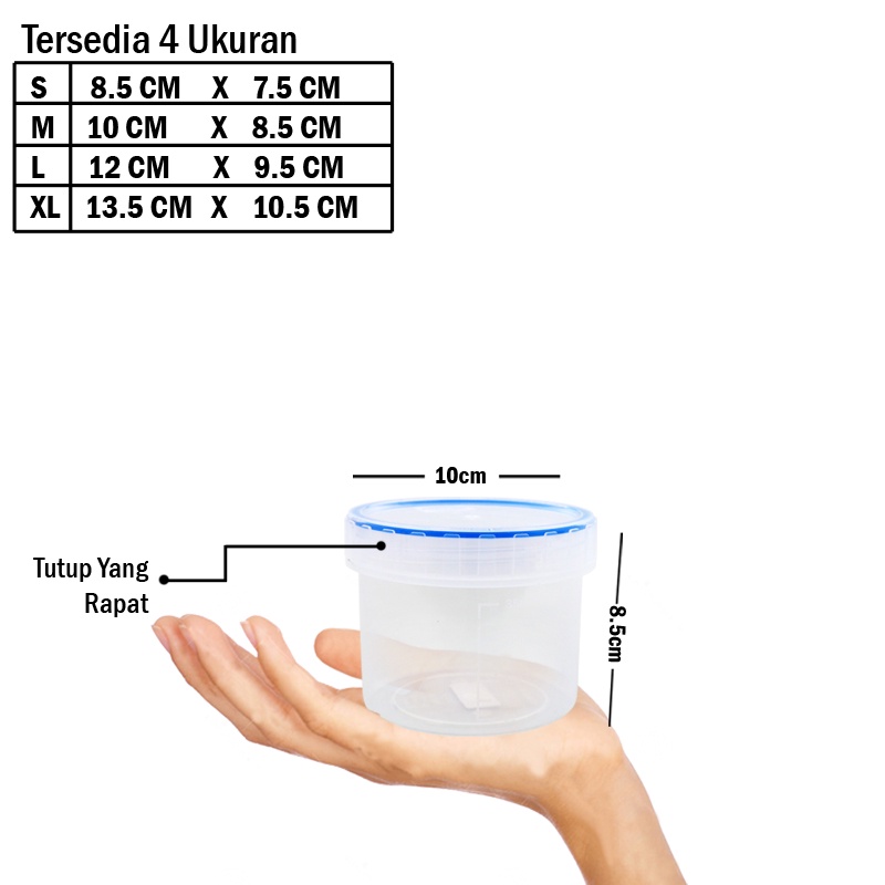 

SHINPO Toples Plastik Ukuran M 500 ML Tempat Cemilan Food Storage Wadah Makanan SPO-SIP-351M
