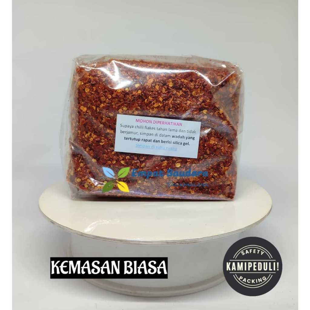 

HJE (CHILLI FLAKES) CABE SERPIHAN SANGAT PEDAS KEMASAN 250 GRAM