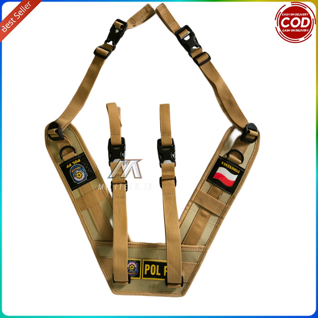 Kopel Pol Pp 1 Set 4 Item Lengkap Tactical Cream Terbaru