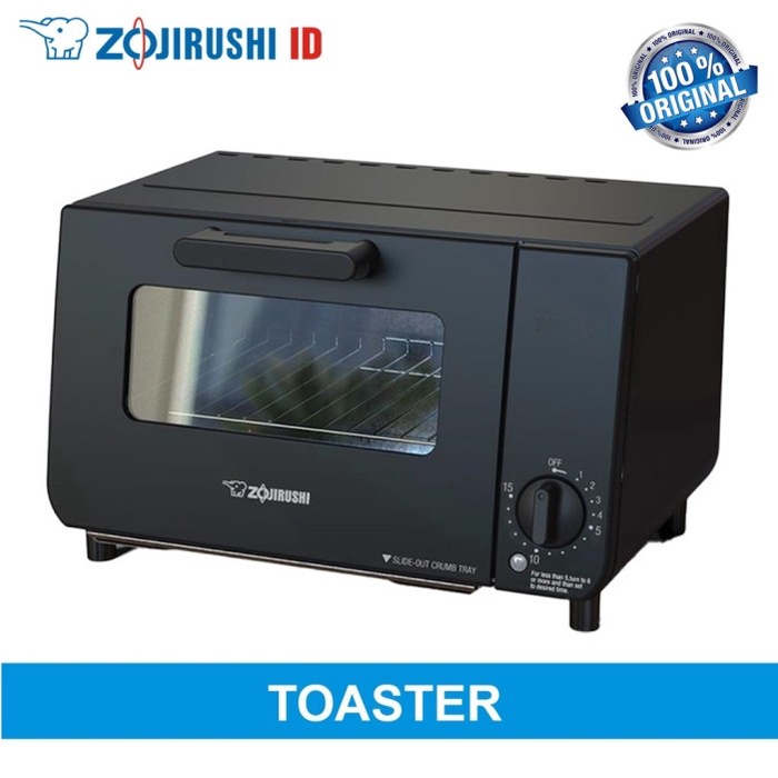 TERBARU Zojirushi ET-VHQ21 BA Oven Toaster - [Black]
