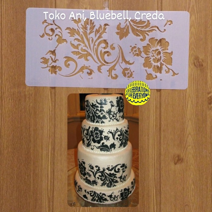 

Designer Stencil : Chic Rose , 26.2 x 11.2 cm