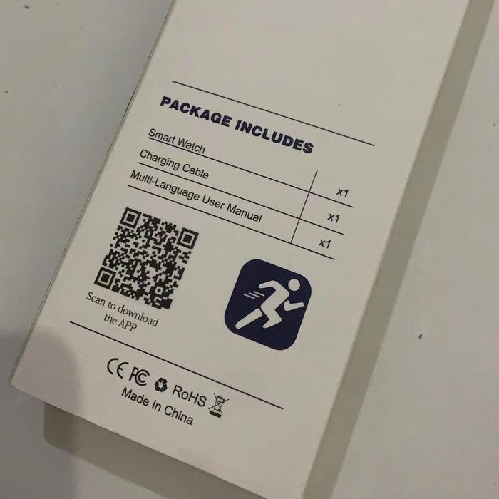 Rohs Smart Watch Jam Tangan 24H Temperature Monitoring Sport Fitness Watch Waterproof Terlaris