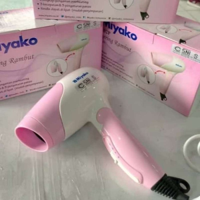 Miyako Hair Dryer Mini Murah Watt Kecil / Alat Pengering Rambut Hd 402 Terlaris Best Quality Asli