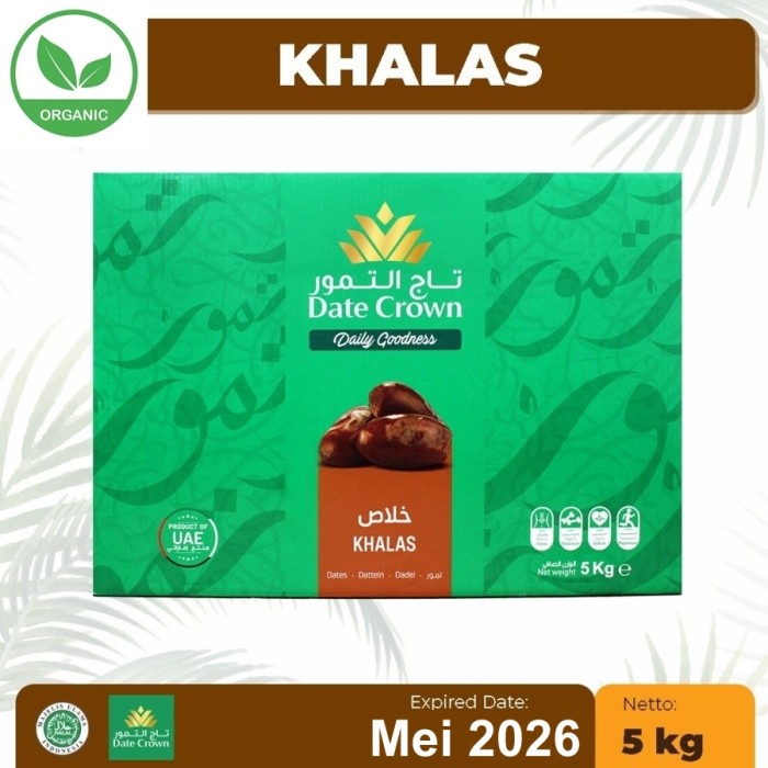 

Kurma Khalas Date Crown 5 kg - Datecrown Dates Al Foah