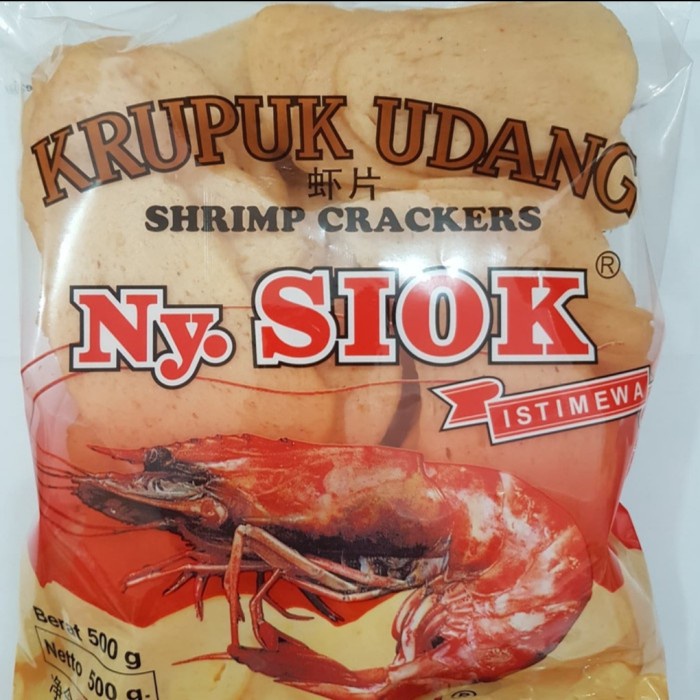 

kerupuk udang oval.Ny siok istimewa 500gr