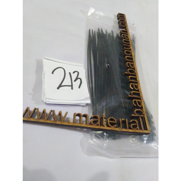 

cable ties warna hitam 4 mm x 120 mm kabel tis black ecer pengikat