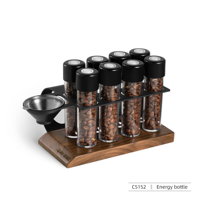 

Energy Coffee Storage Tubes Set/ Set Toples Penyimpan Biji Kopi