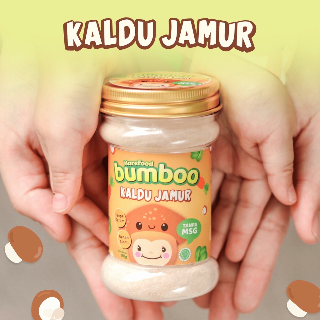 

HJE Bumboo Kaldu Sapi Ayam Jamur Keju Bubuk Ati Ayam Ikan Teri Mpasi Anak Non MSG 90gr