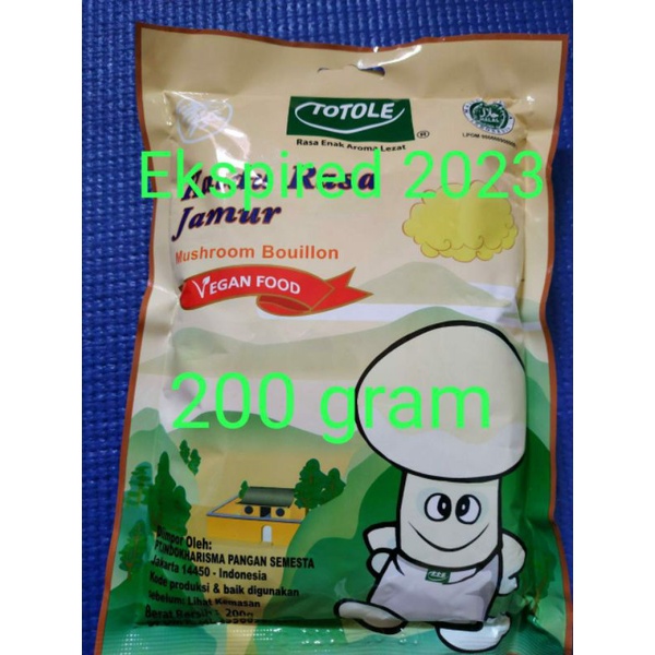

HJE Totole jamur 200 gram halal MUI (exp 102025)