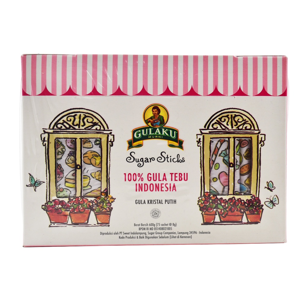 

HJE Gula Putih GULAKU Stick Sachet isi 75 @ 8gr