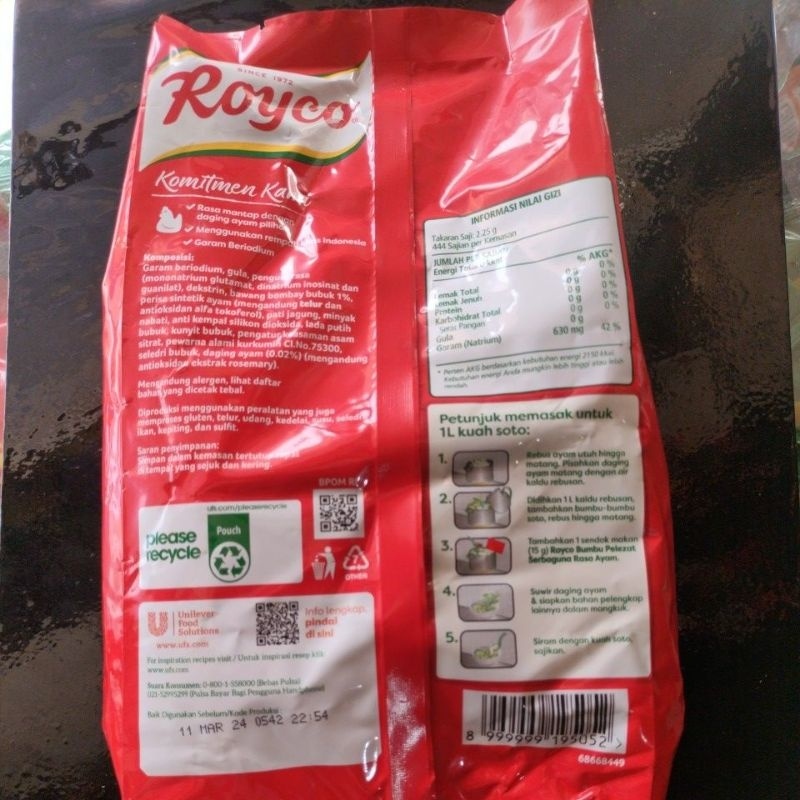 

HJE ROYCO AYAM KEMASAN 1KG
