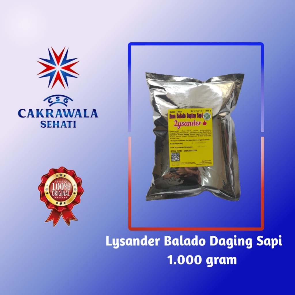 

HJE Lysander Bumbu Tabur Serbaguna 1 kg