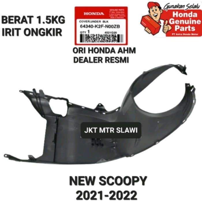 cover under dek lumpur paru K2F scoopy new esp 2021 ori honda ahm Kode 939
