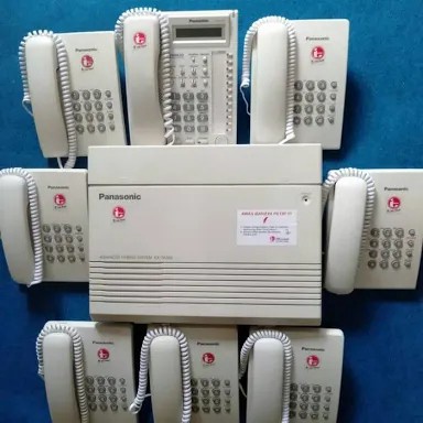 paket pabx panasonic kx TA 6 line 16 extension