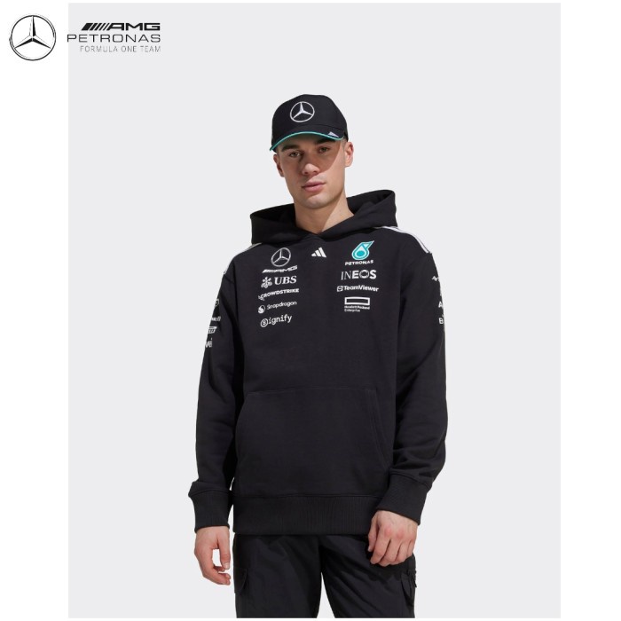 Terbaru Adidas X Mercedes Team Hoodie F1 Merchandise 2025 2026