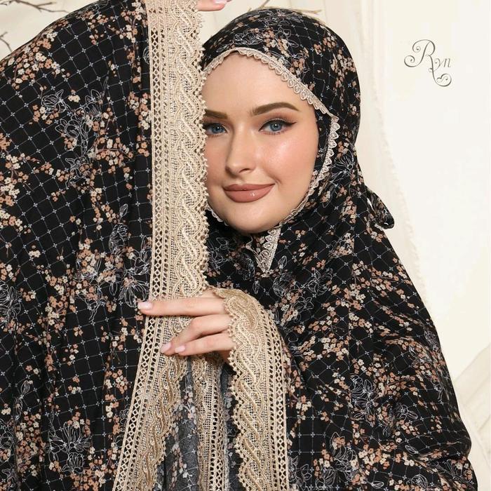 Terlaris Mukena Rayyan Emily Series Mukena Dewasa Travelling Rayon Ryn Jumbo Ori Ryn