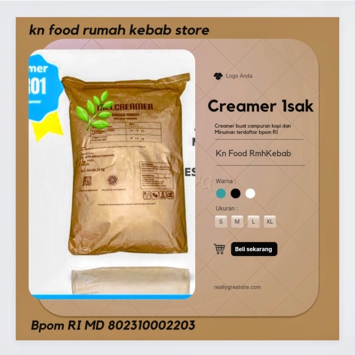 

Khusus Gojek/Go Kilat/1 Sak Creamer Bubuk Kr 01/Krimer Murah Best Seller