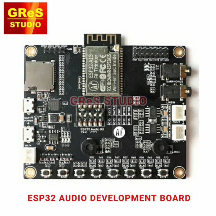 HOT SALE ESP32 Audio Kit WiFi+Bluetooth Module ESP32 Serial to WiFi - ESP32-A1S