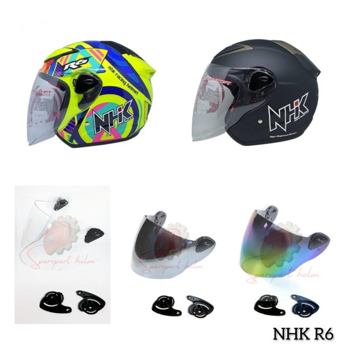 HJK Kaca helm NHK R6 Visor helm NHK R6