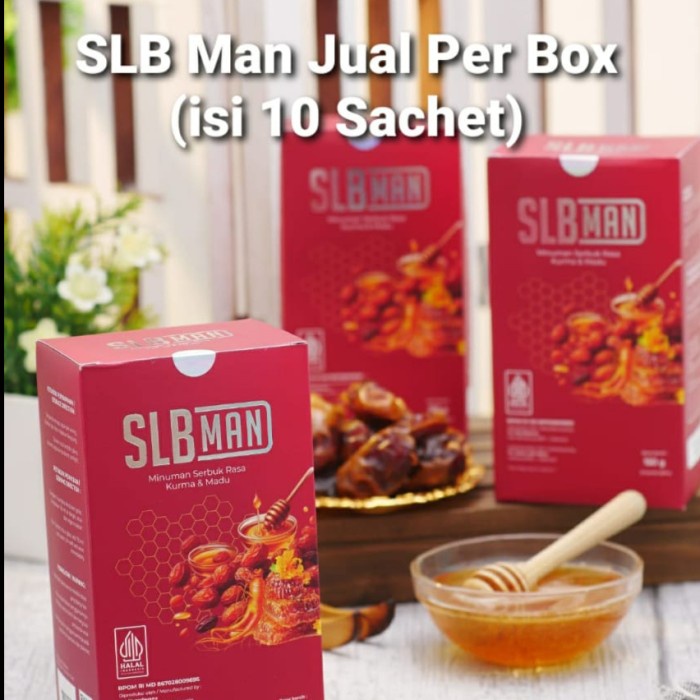 

SLB Man Original Rasa Madu & Kurma per 1 Box (isi 10 sachet)