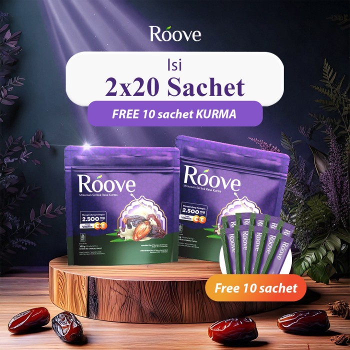

Roove Kurma Collagen Drink 50 Sachet