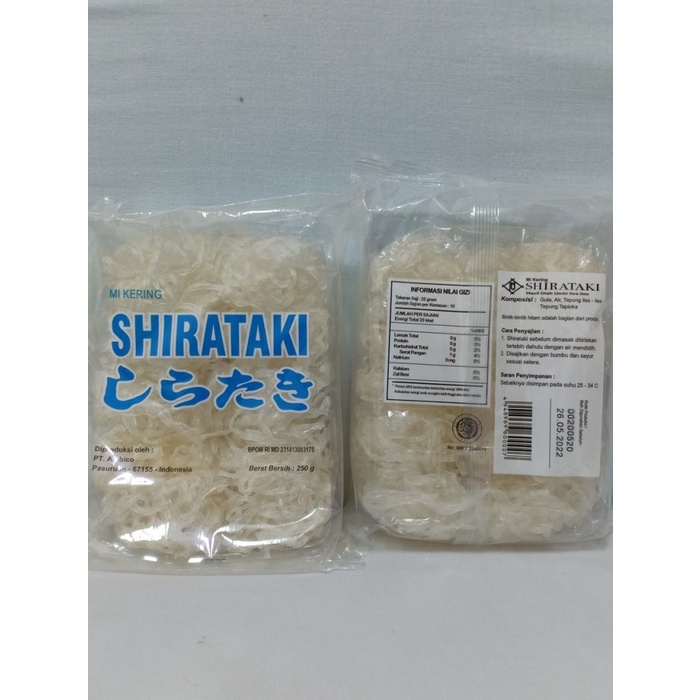 

TERLARIS! Mie Kering Shirataki - 250 gr