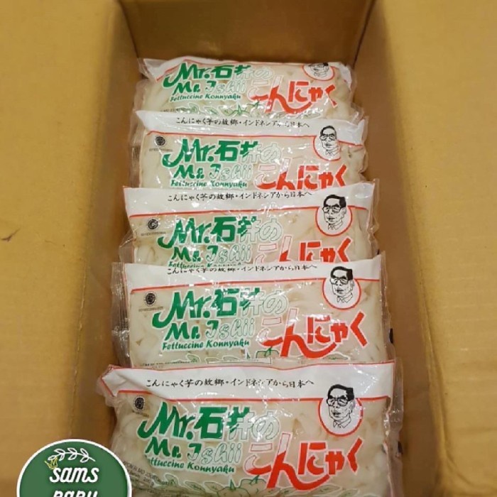 

Wet Fettuccine Konyaku (Shirataki) 25 pc @200 gram (1 dus)