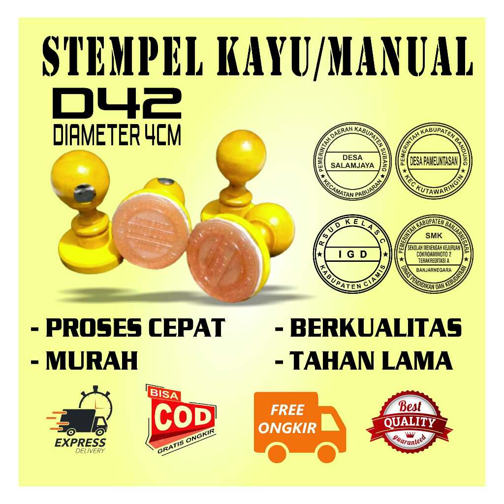 

iK! Stempel Manual Stempel Kayu