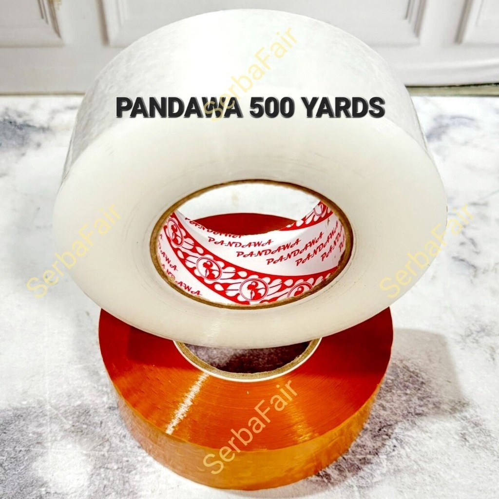 

iK! Lakban 2 Inch (45mm) x 500 YARDS Eco Pandawa Murah Lengket
