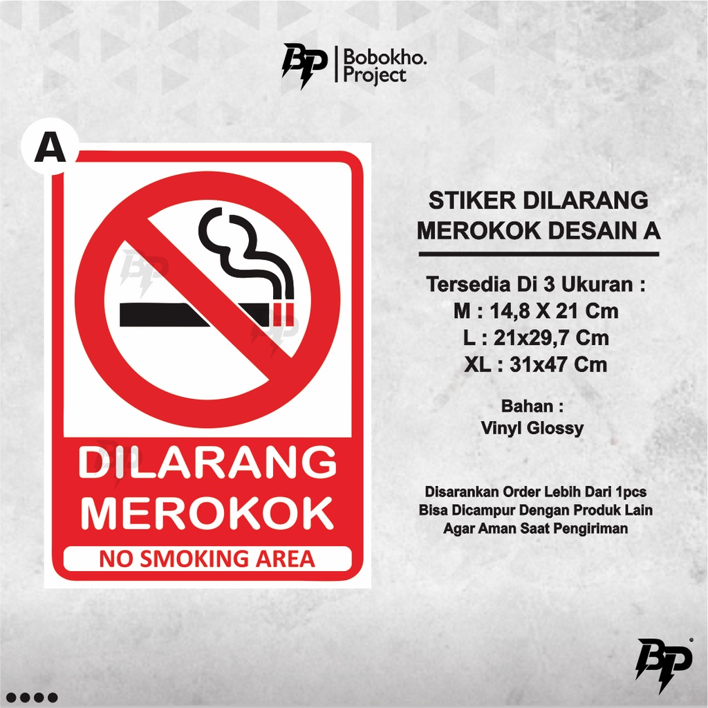 

IK! Stiker dilarang merokok / Stiker No Smoking Area / Stiker Dilarang Vape / Stiker No Vag Area /