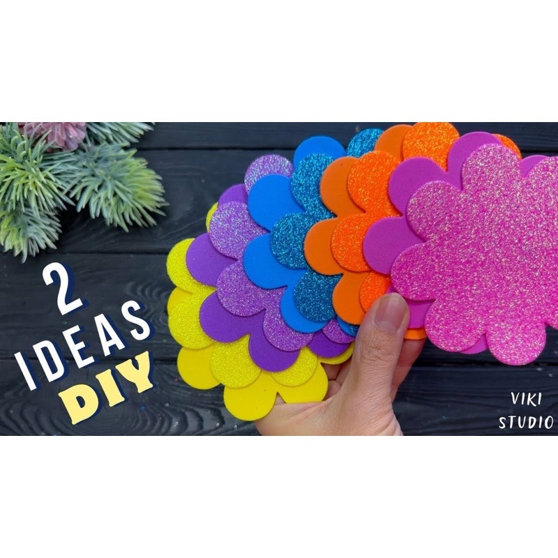 

IK! Glitter Eva Foam 20x30cm V-TEC (Pak isi 10)