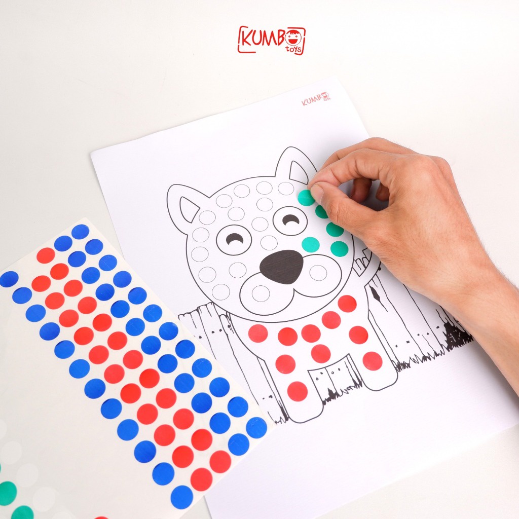 

IK! Mainan Edukasi Paket Menempel Dot Sticker/Label