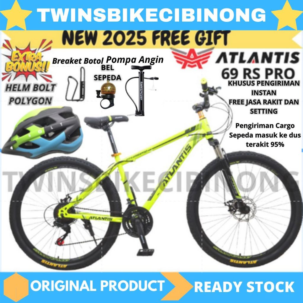 Sepeda gunung MTB 26/27,5 ATLANTIS Odessy 730 21Speed NEW