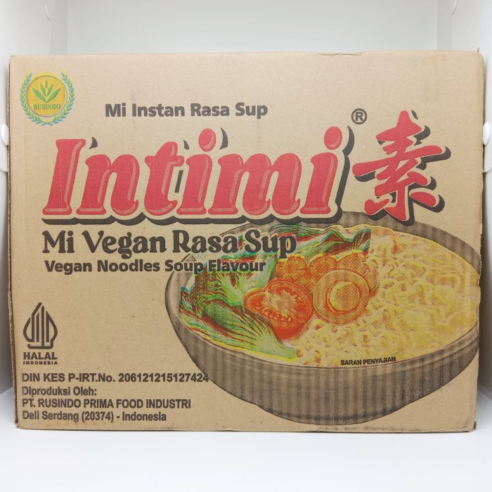 

Ready Intimi / Mi Instan Vegan 1 Dus (40 Bungkus)