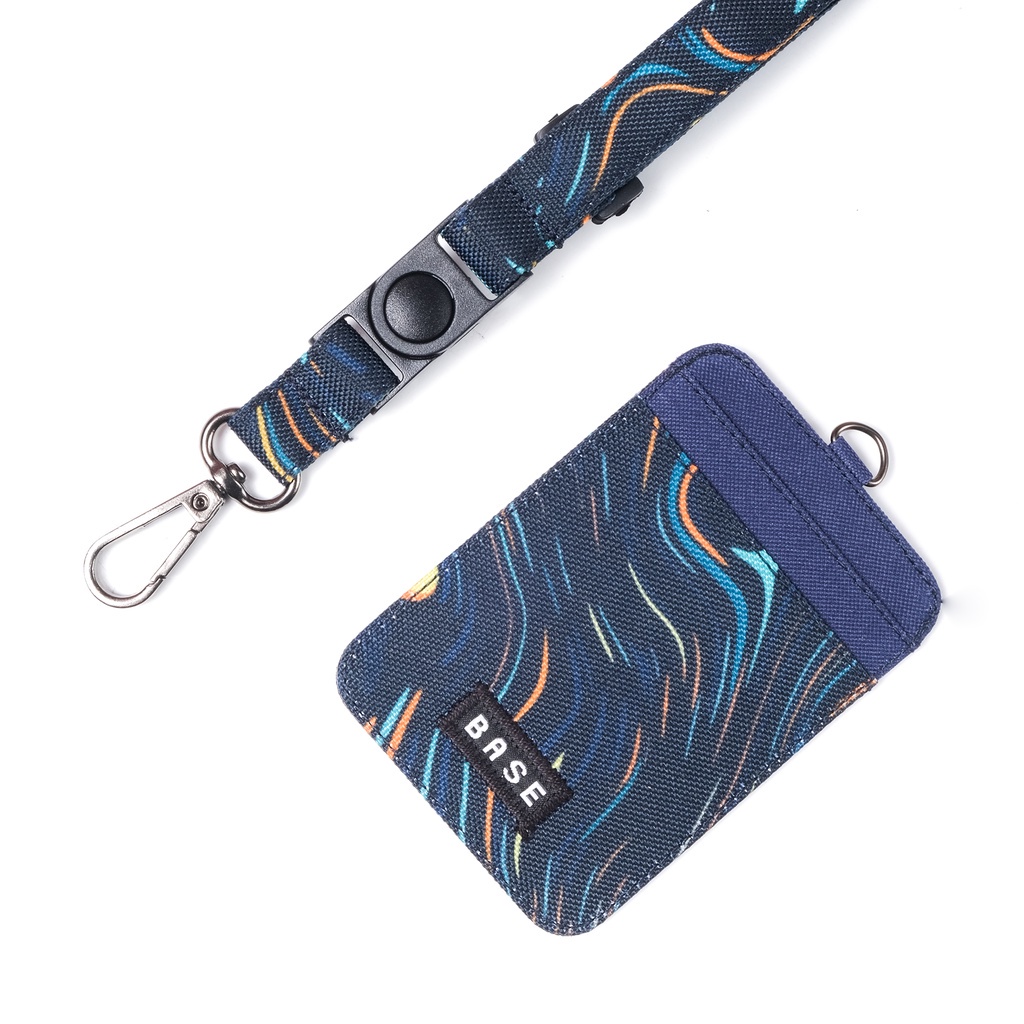 

iK! BASE GOODS - Gantugan ID Card Holder Kantor Kasual Name Tag Lanyard Pria Wanita