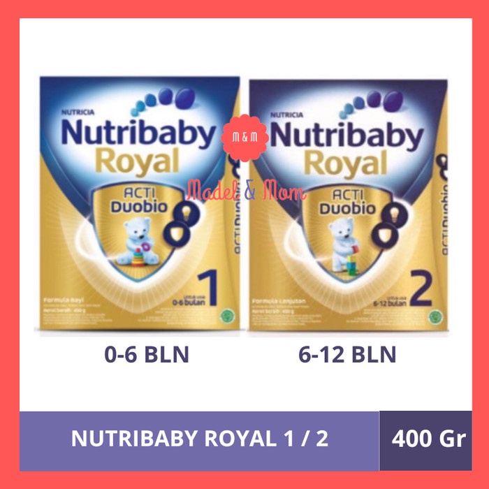 NUTRIBABY ROYAL 1 / NUTRIBABY ROYAL 2 400 GR