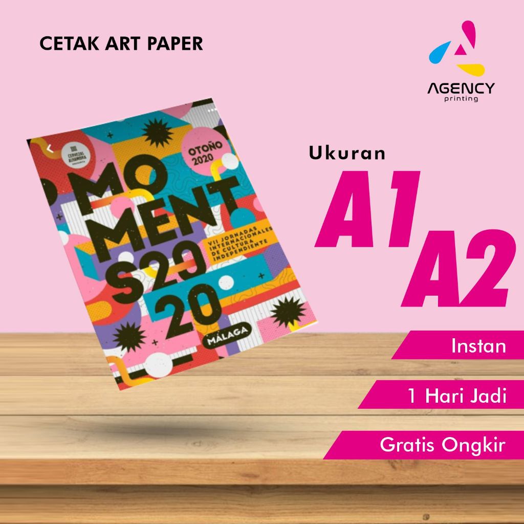 

IK! Cetak Print Art Carton A1 A2 230GSM 1 Sisi