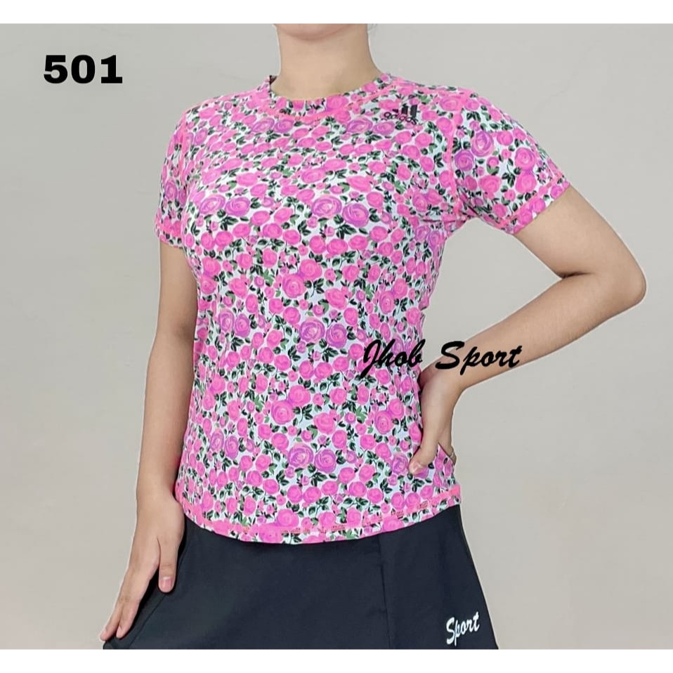 Atasan Senam Wanita/Kaos Olahraga Jumbo/Pakaian Senam Olahrga Senam Wanita/Baju Zumba Yoga Gym