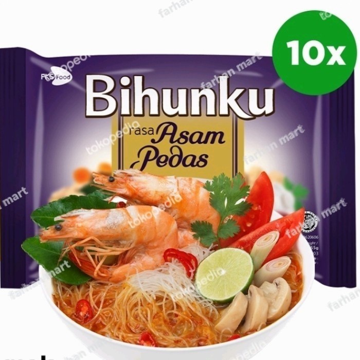 

Ready Bihunku Asam Pedas Paket Hemat 10 Pcs