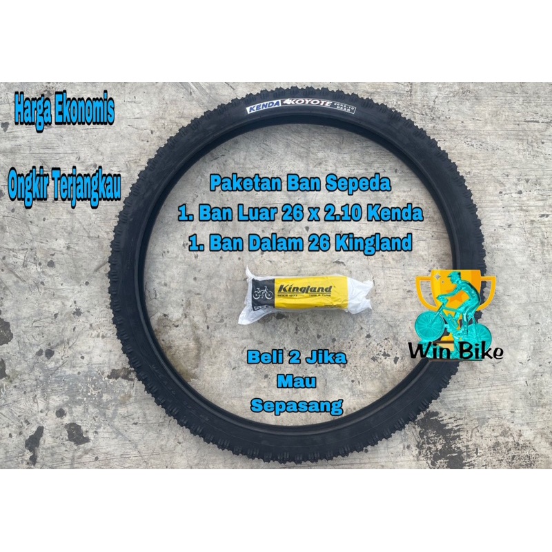 Ban Luar dan Ban Dalam Paket Ban Luar dan Ban Dalam Sepeda MTB Gunung Mini 26 x 2.10 , 26 x 1.95 ,