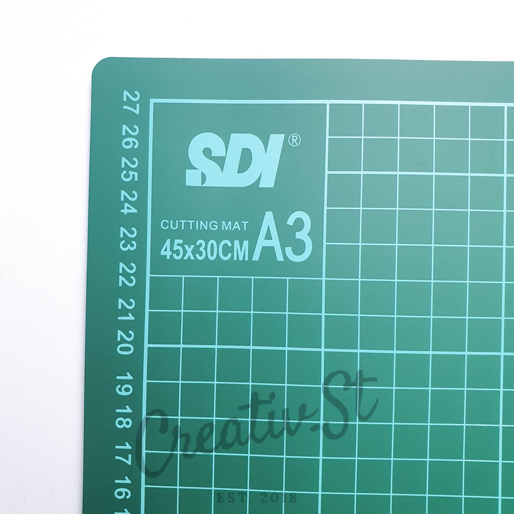 

iK! SDI Cutting Mat A3 + Pen Cutter Precision Cutter Alas Potong 42 Cm X 30 Cm