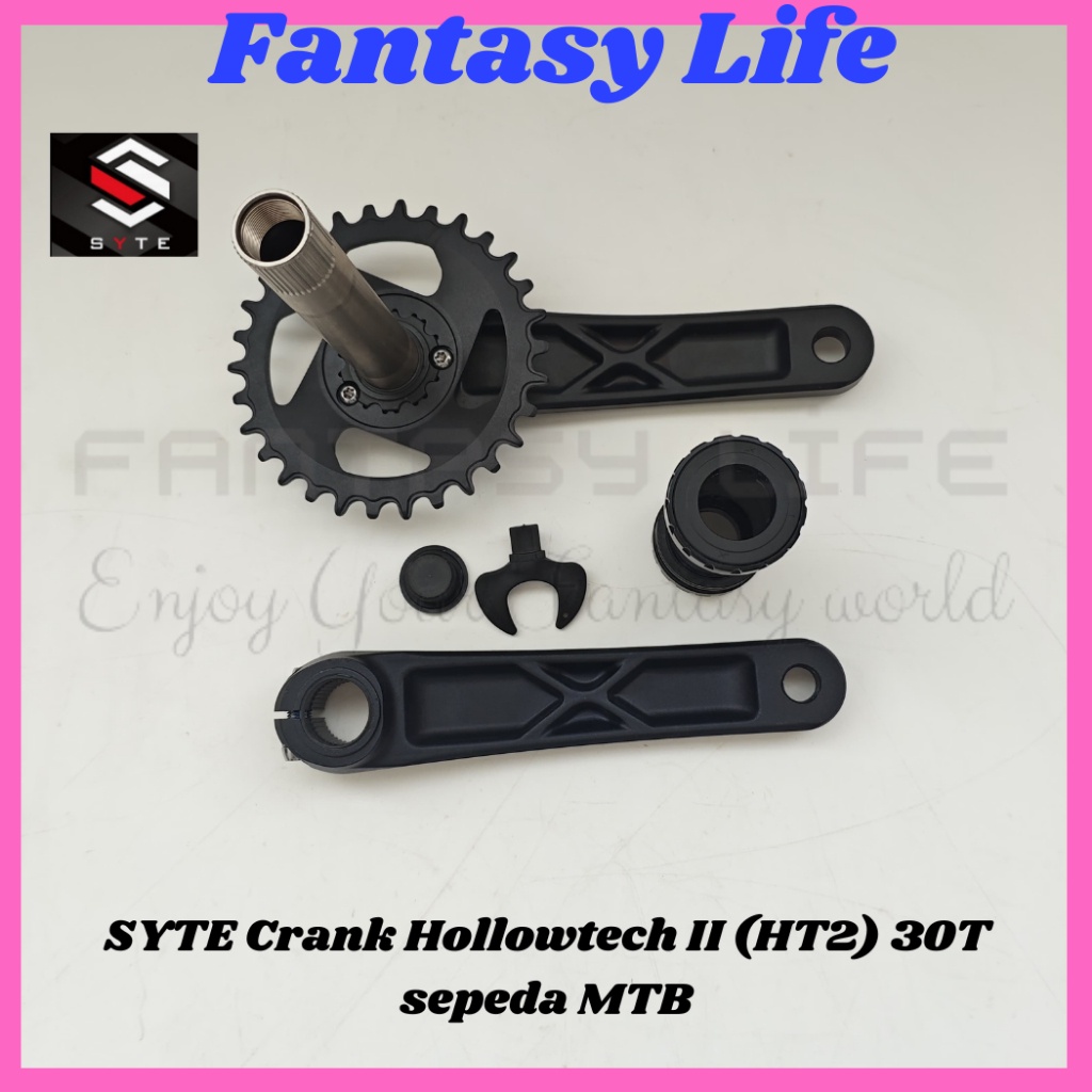Fantasy Crank SYTE Hallowtech II HT2 30T Bahan Alloy Sepeda Mtb
