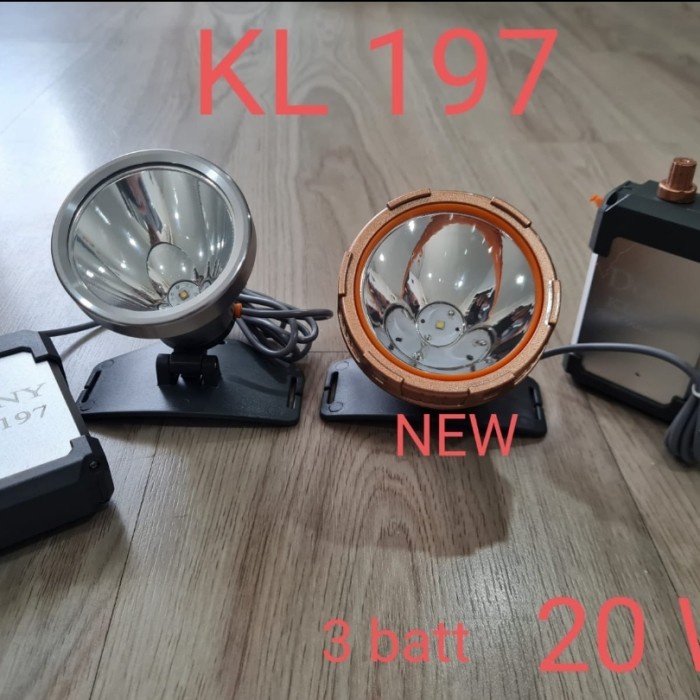Termurah Senter Kepala Dony Kl-197 Cahaya Putih Headlamp Dony 20Watt
