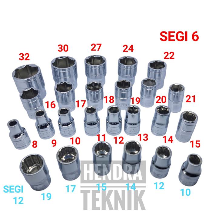 Barang Terlaris Kunci Sok 32Pcs Kunci Sock Set Lengkap Ratchet Socket Set 32 Pcs Shock Perkakas Alat