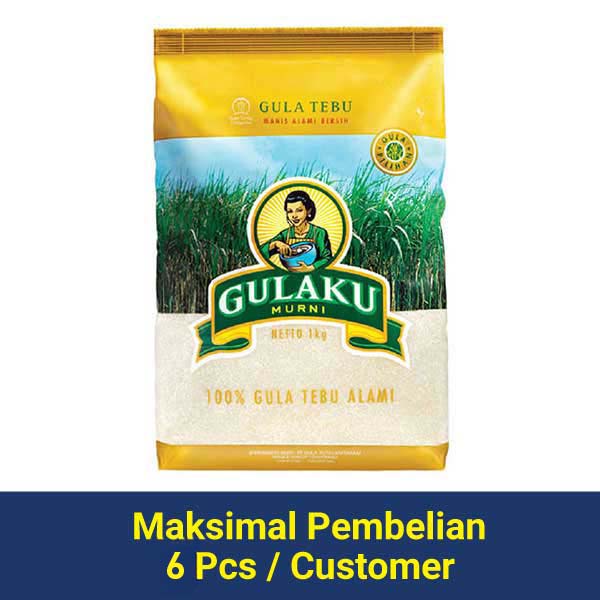 

GULAKU GULA TEBU KUNING 1 KG