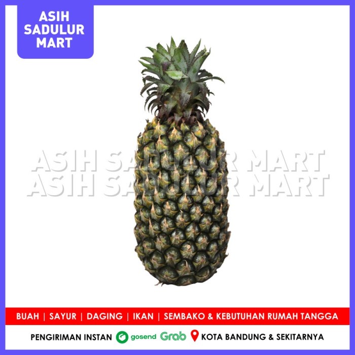 

HJK Buah nanas nenas segar asam manis 1buah