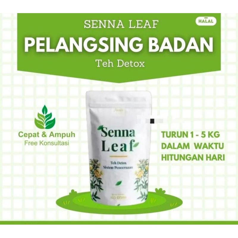 

( PROMO ) [TERLARIS] 2pcs Teh SENNA LEAF 125gram Teh Detox Senna Leaf Herbal Pelangsing Teh Detok