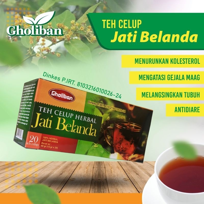 

( PROMO ) Teh Celup Daun Jati Belanda Gholiban BEST SELLER